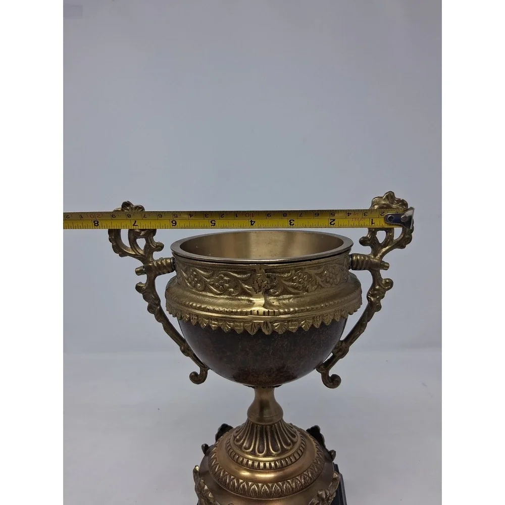 Castilian Imports Bronze Brown Urn Vase 9